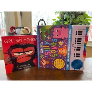 Kids Book Bundle – Grumpy Monkey + Silly Songs Piano Book